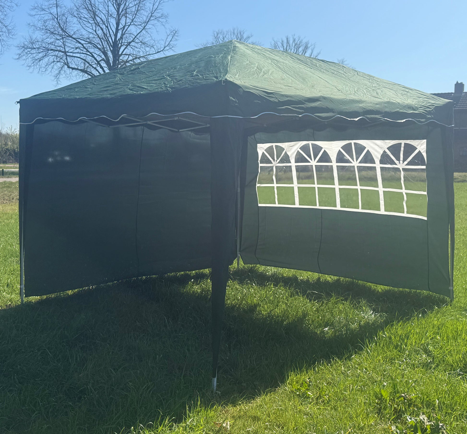 Partytent 3x3 easy-up bij Partyverhuur PartEvents