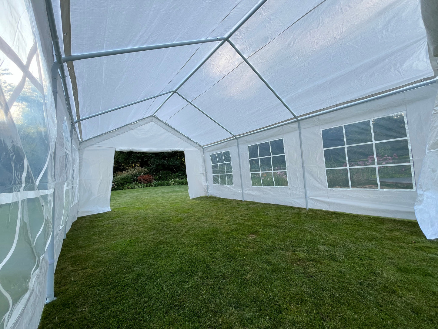 Partytent wit 3x6 binnenkant