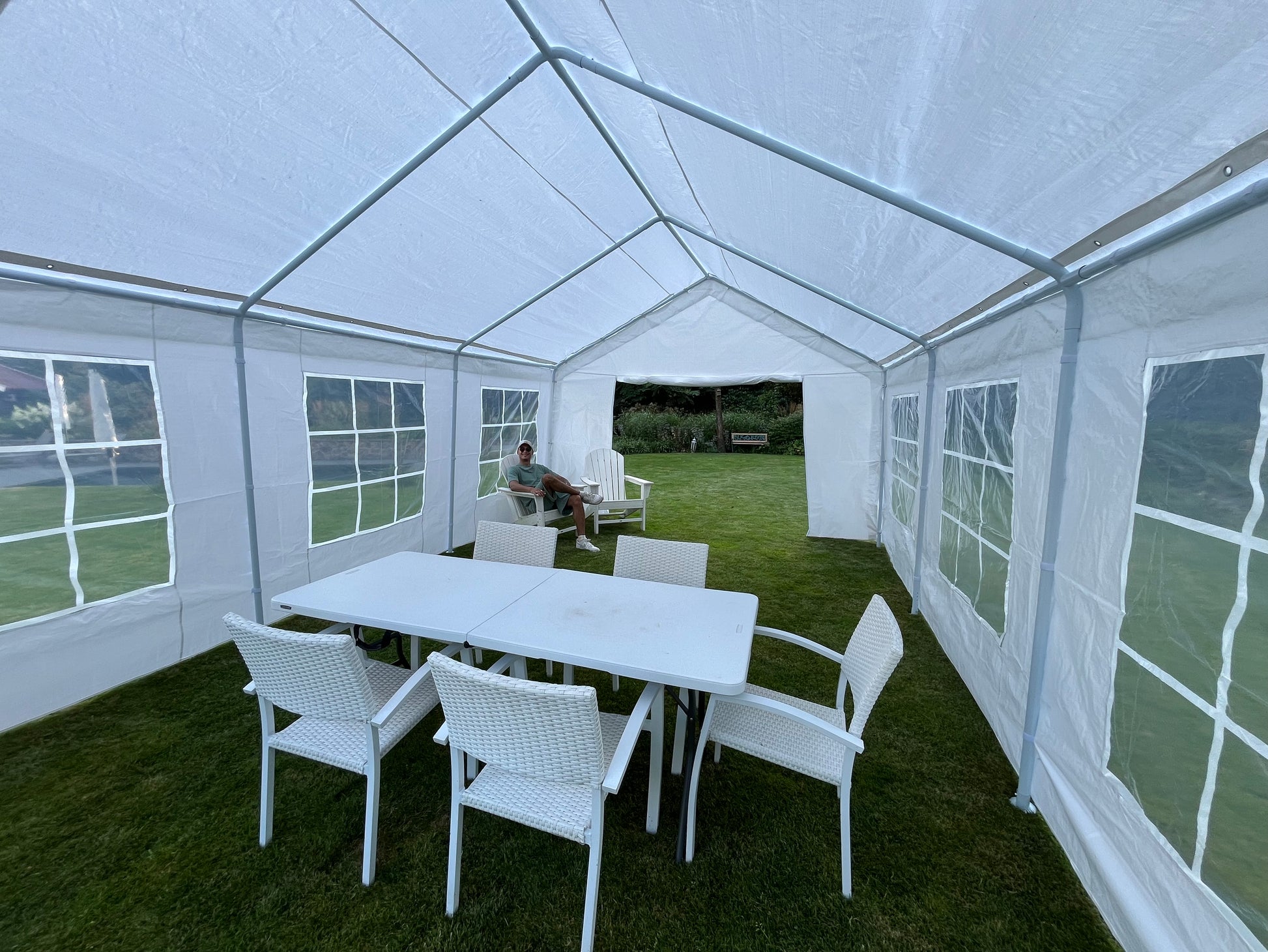 Partytent wit 3x6 verhuur
