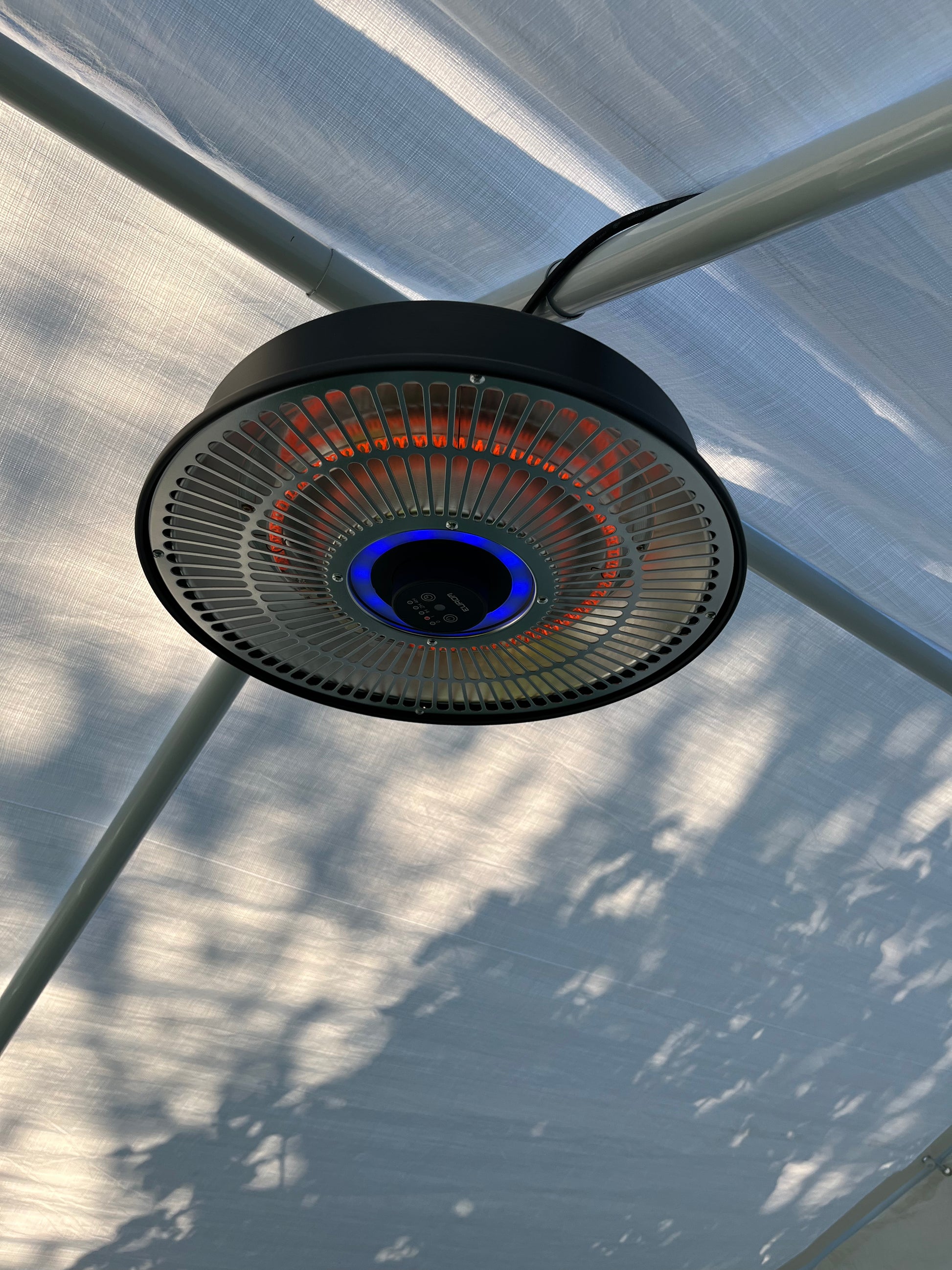 Heater speciaal voor Partytenten. Te huren op www.PartEvents.nl